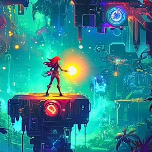 Radiance Chaser platformer Run
